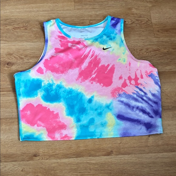 Nike Women’s Colorful Tie-Dye Tank Top - Picture 1 of 3